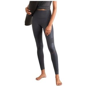 ALO YOGAMoto Mesh Trimmed Stretch Leggings. Size Small